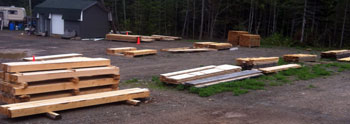 Assorted Hemlock & Cedar Lumber