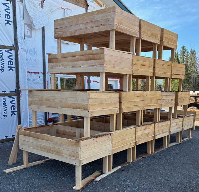 Hemlock Raised Garden Boxes